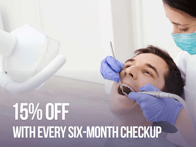 15% off dental visit